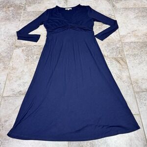 Elegant Navy Blue Women's Dress